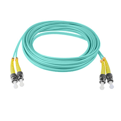 Câble fibre optique ST vers ST Multimode Duplex 3,0 mm Diamètre extérieur  OM2 50/125 mm Fibre optique Patch Cord, 3m – Ordinateur 3D