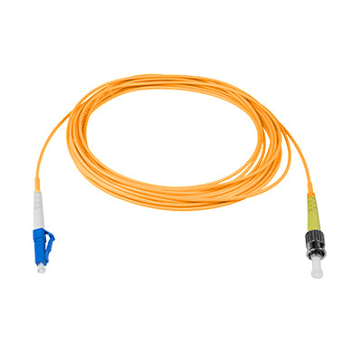 LC/UPC - ST/UPC (62.5/125)<br>OM1 2mm Simplex Multimode<br>Fiber Optic Patch Cord
