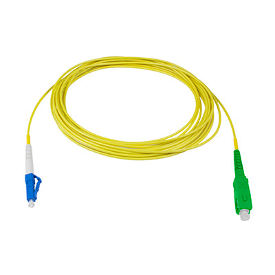 LC/UPC - SC/APC (9/125) <br>2mm Simplex Singlemode<br>Fiber Optic Patch Cord