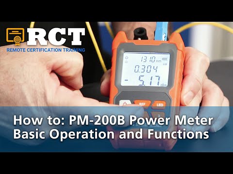 PM-200B Optical Power Meter (-50 ~ + 26 dBm) with built-in VFL