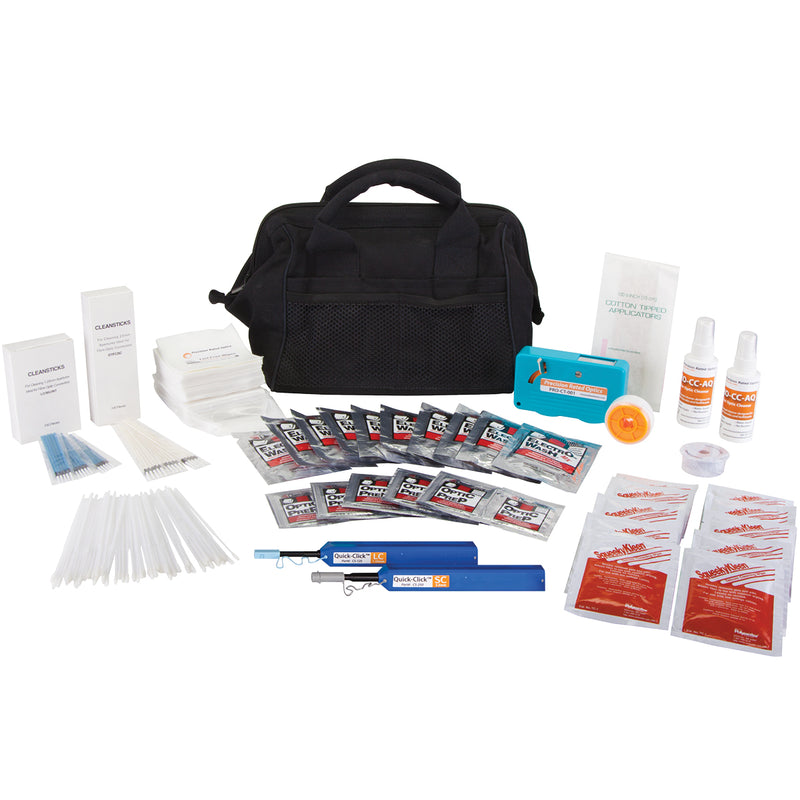 Fiber Optic Cleaning Go-Kit 1<br>with Quick Clicks™