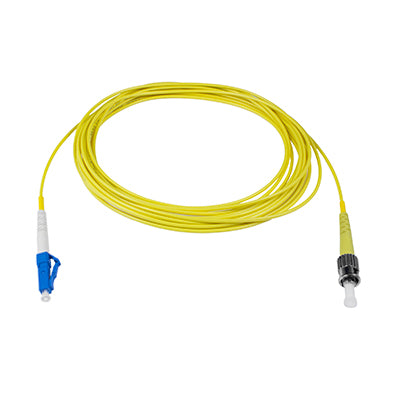 LC/UPC - ST/UPC (9/125)<br>2mm Simplex Singlemode<br>Fiber Optic Patch Cord